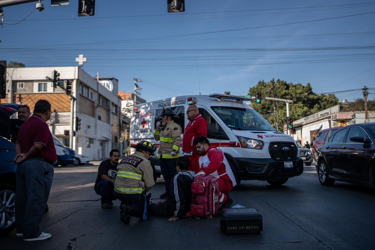 Atropellan a adulto mayor en la Zona Centro de Tijuana