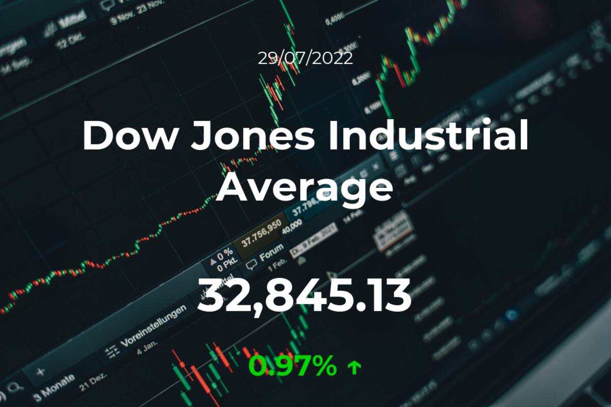 Cotización del Dow Jones Industrial Average del 29 de julio