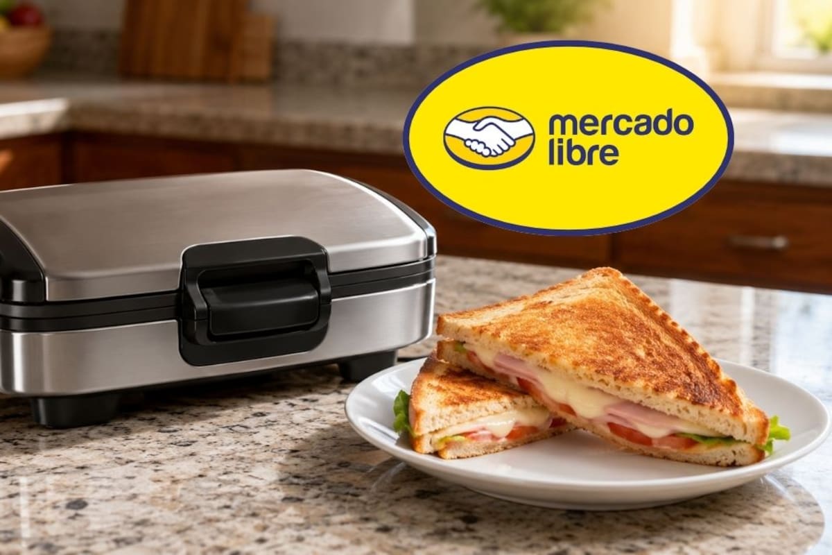 Mercado Libre remata la sandwichera Hukën Masterchef con un descuento del 41% y opción de envío gratuito a todo México