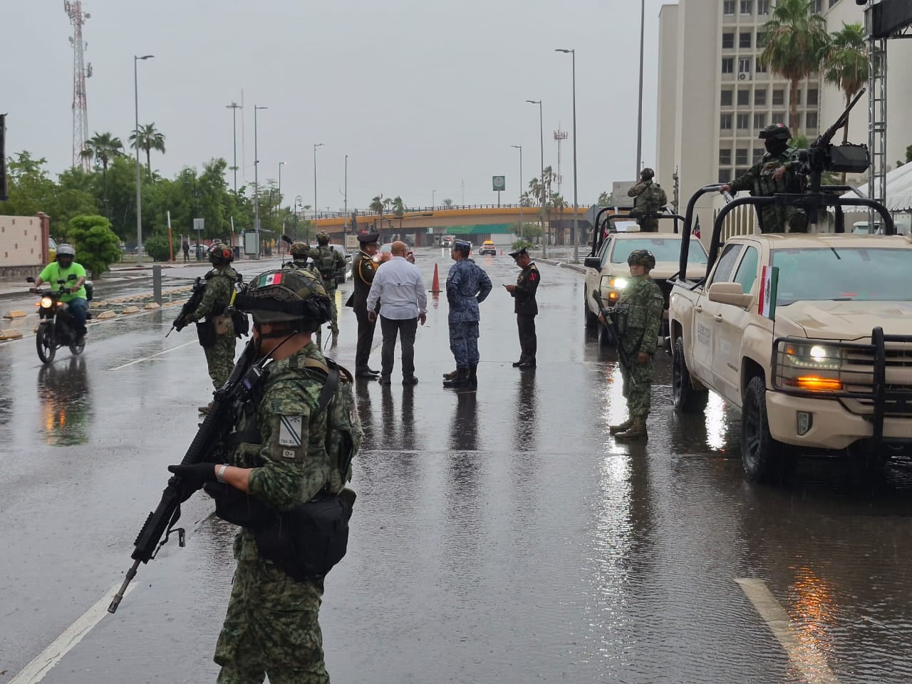 Cancelan desfile del 16 de septiembre en Hermosillo por intensas lluvias; Protección Civil mantiene aviso por tormentas. | Crédito: Gamaliel González