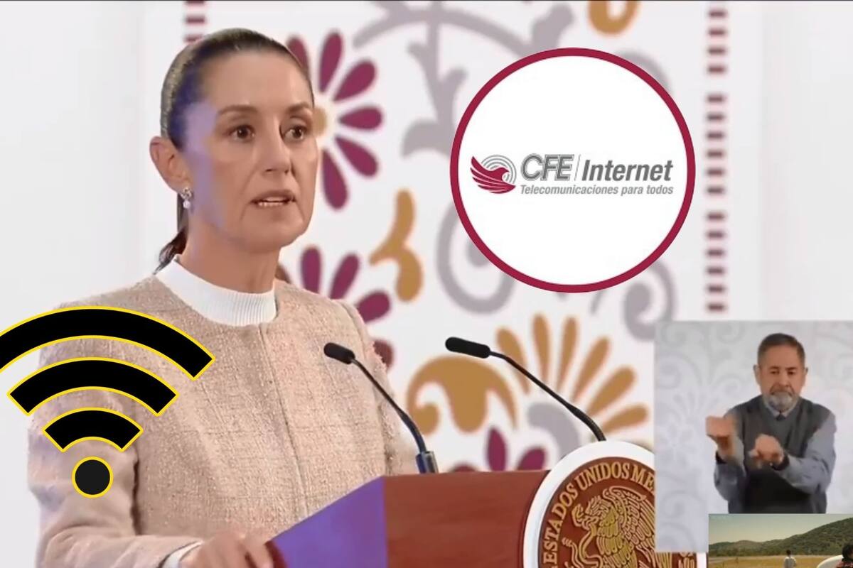 Claudia Sheinbaum busca que CFE provea internet a las zonas más alejadas del país