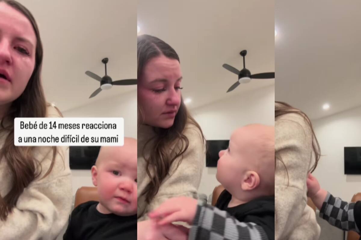 CONMOVEDOR: Bebé consuela a su mamá tras un día difícil en la maternidad