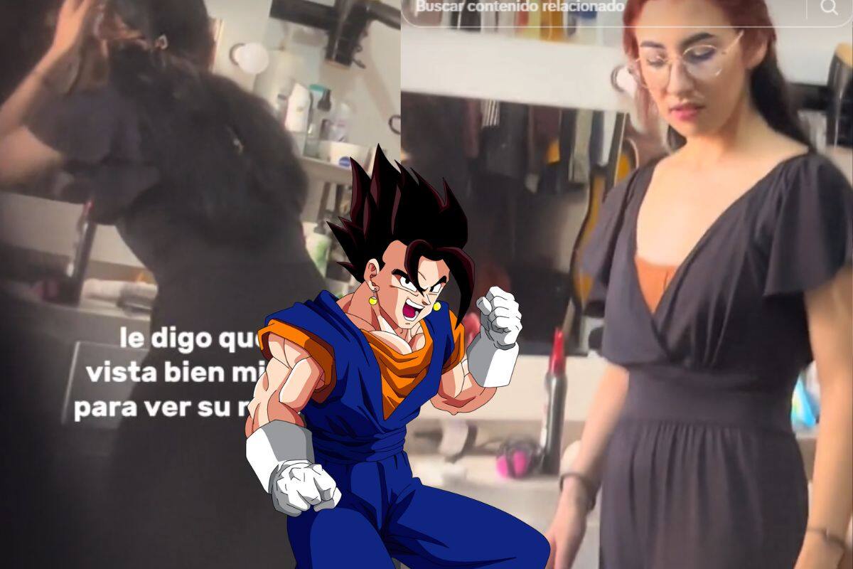 TikToker le dice a su novia que se arregle bien; usuarios aseguran que se parece a Vegetto de “Dragon Ball Z”