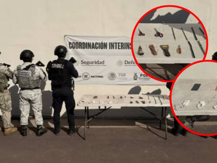 Operativo sorpresa en penal de Aguaruto revela arsenal oculto: decomisan puntas, celular y USB en revisión con Ejército, Marina y Guardia Nacional