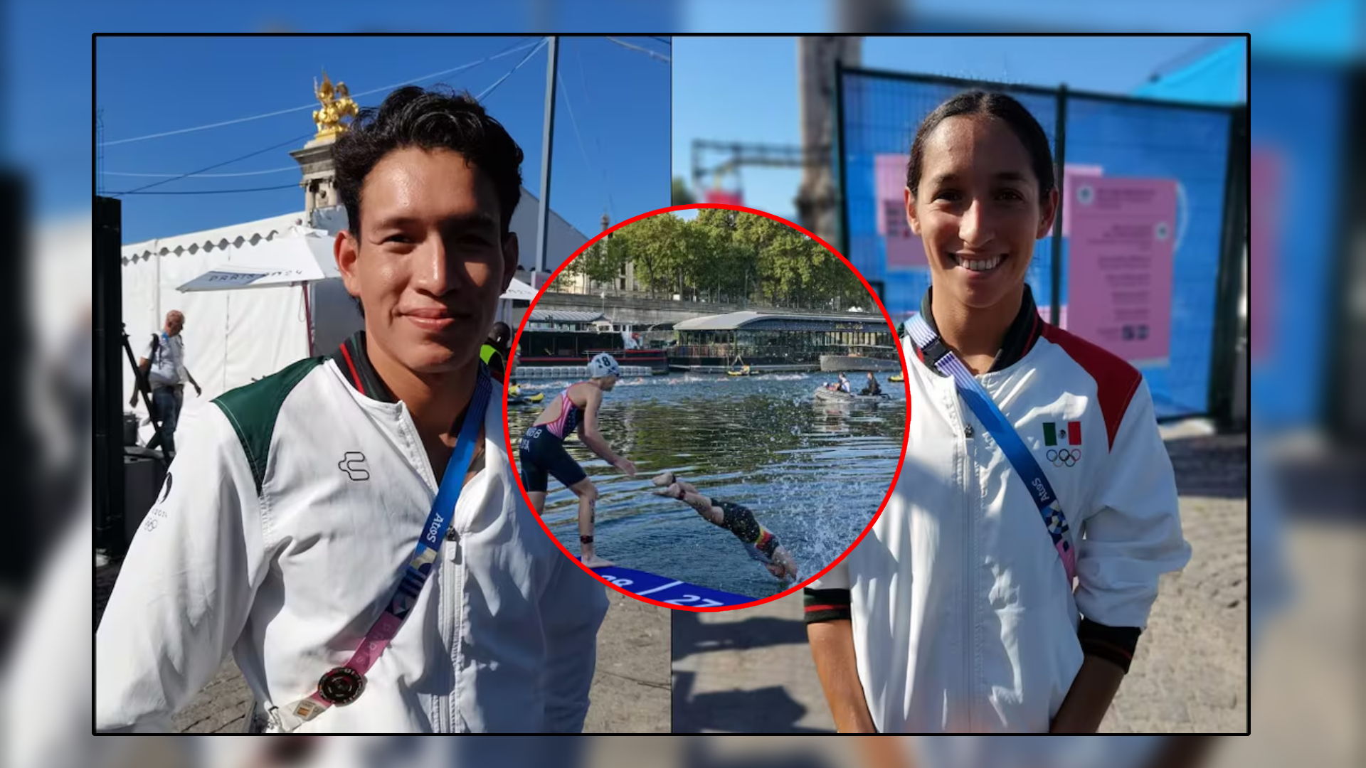 Integrantes del equipo mexicano hablaron del Río Sena tras su participación en París 2024. | El Universal