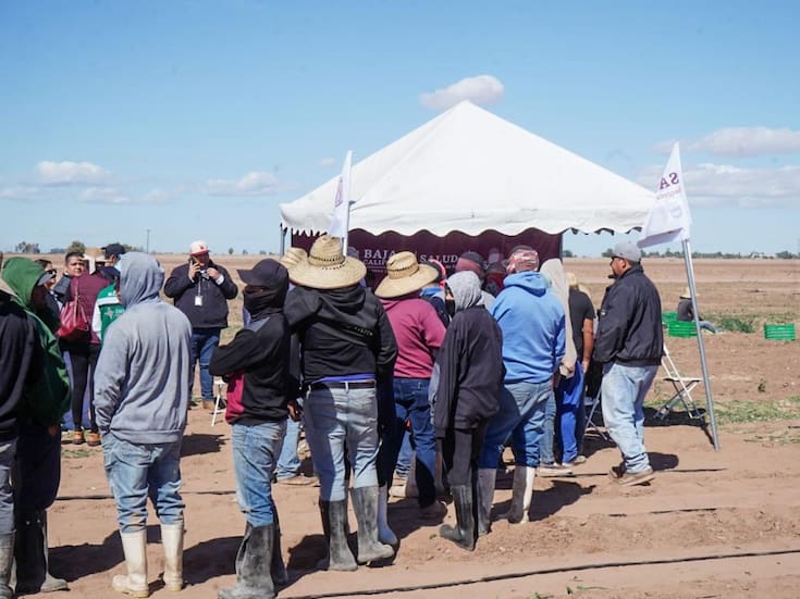 Refuerzan vacunación contra el sarampión en casi 40 campos agrícolas de BC