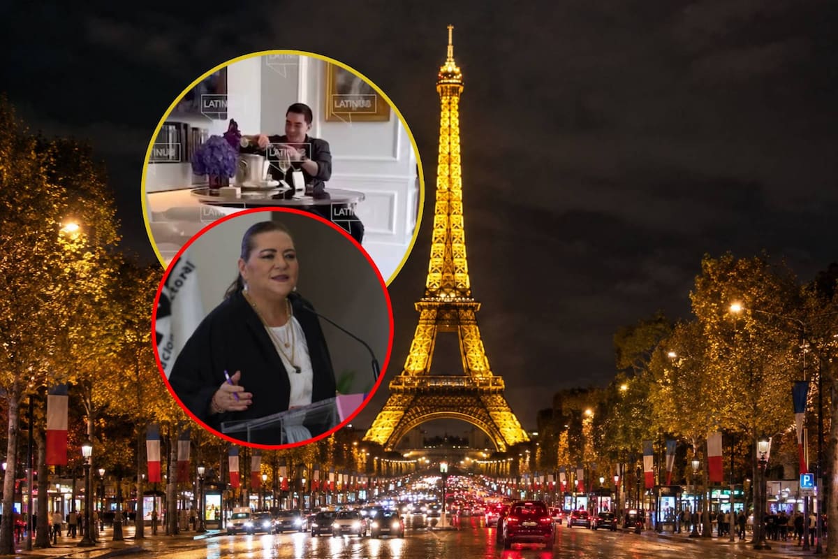 Filtran video en hotel francés de proveedor del INE con hijo de Guadalupe Taddei donde brindan con vino porque “París está a tus pies”