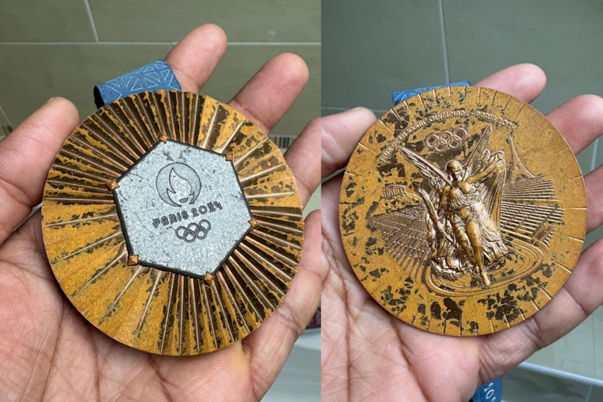 Así lucen las medallas otorgadas en París 2024 a cinco meses de los Juegos Olímpicos