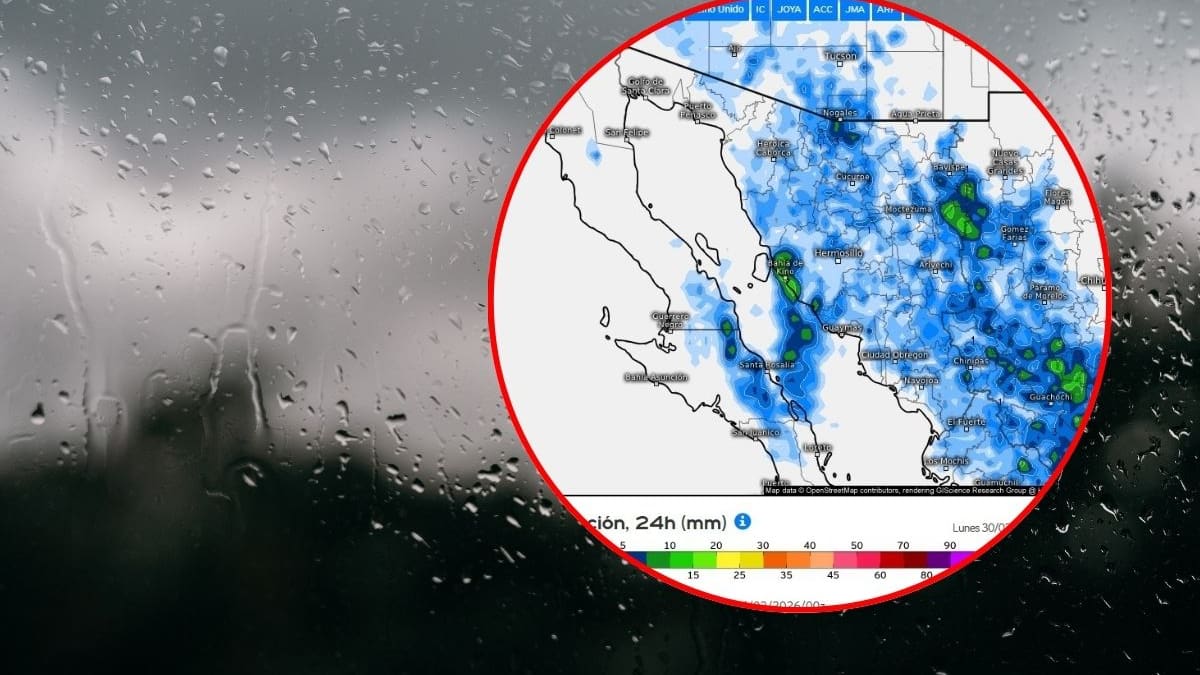 Alerta por tormentas en Sonora: lluvias, descargas eléctricas y rachas de viento afectarán varias regiones este fin de semana