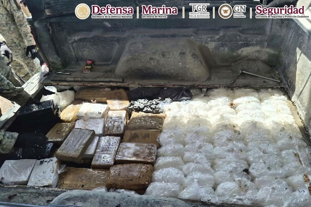 Hallan casi 100 kilos de drogas en doble fondo de una una camioneta en Estación Doctor, en SLRC