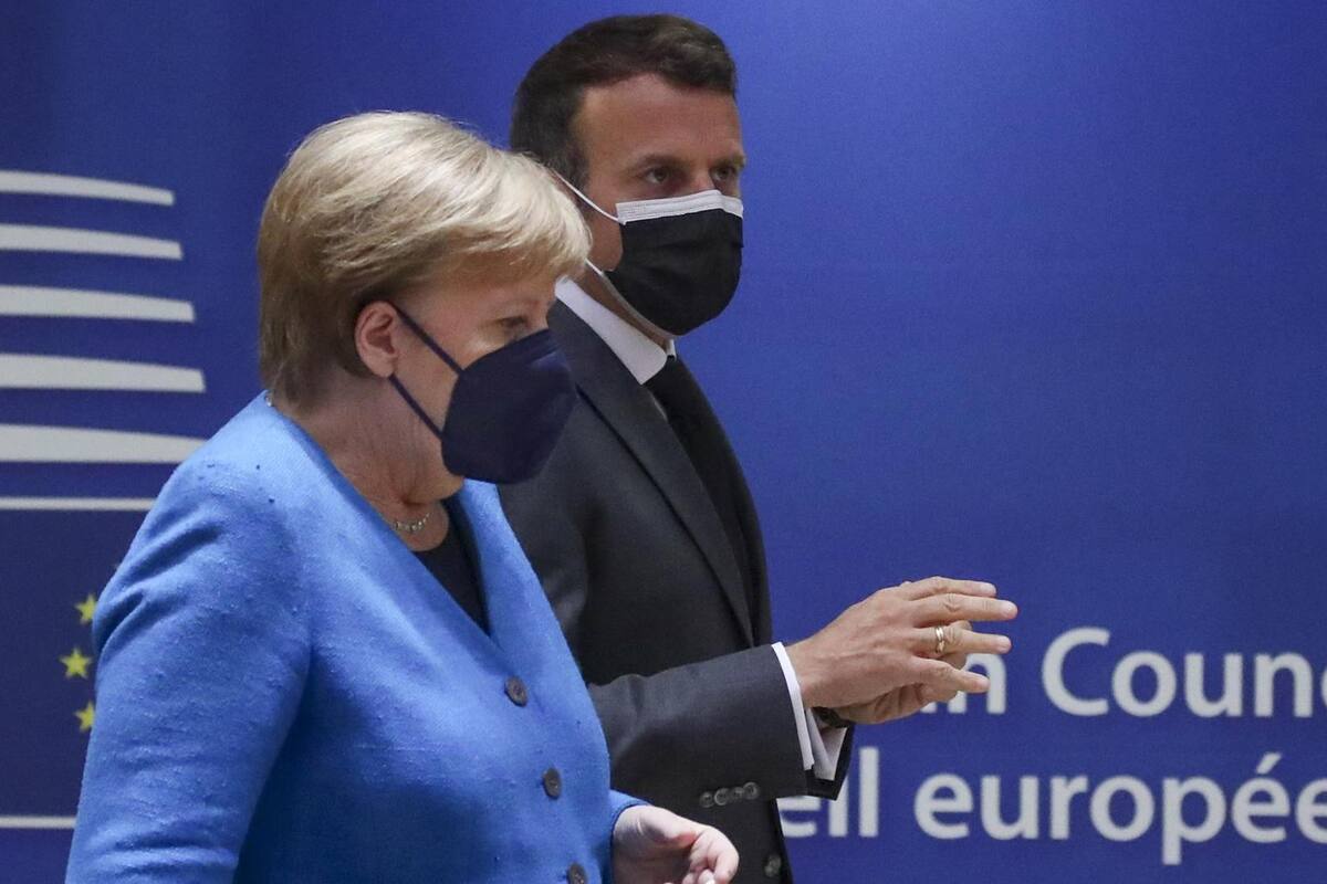 La salida de la crisis no debe descolgar a la UE de Estados Unidos y China: Macron