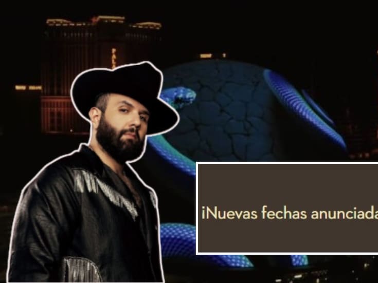 Carín León anuncia nuevas fechas para su presentación en The Sphere de Las Vegas ¿Cuándo inicia la preventa?