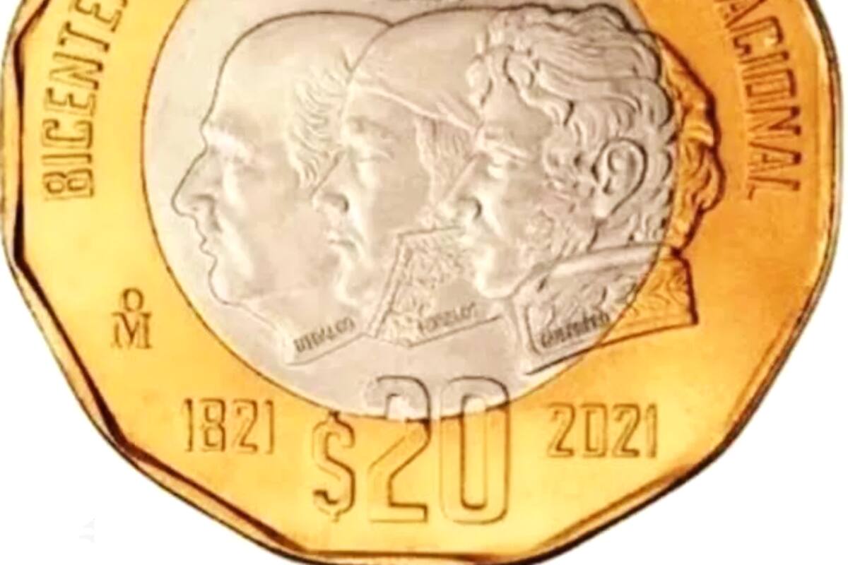 Esta peculiar moneda con las caras de 3 héroes de la independencia de México se está vendiendo en 150 mil pesos