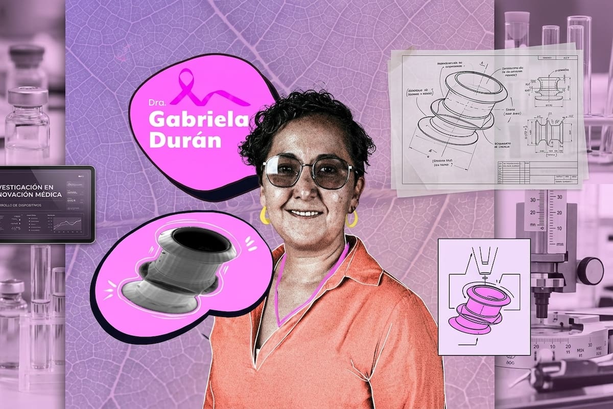 Mexicana Gabriela Durán sobrevivió al cáncer y creó un vaso linfático artificial para combatir el linfedema, condición que te hace vulnerable ante infecciones