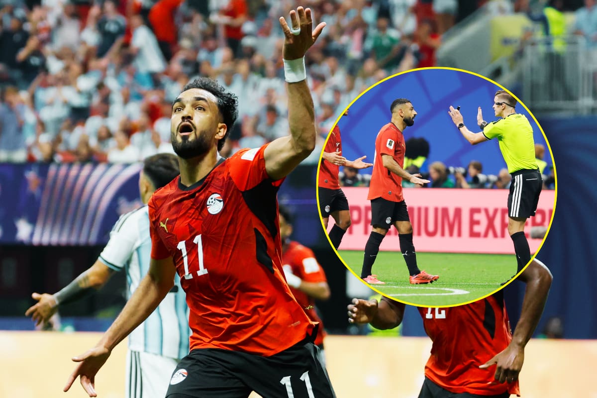 Jugador de Egipto explotó contra el arbitraje luego de perder contra Argentina en los Octavos de Final: “No quería que ganáramos”