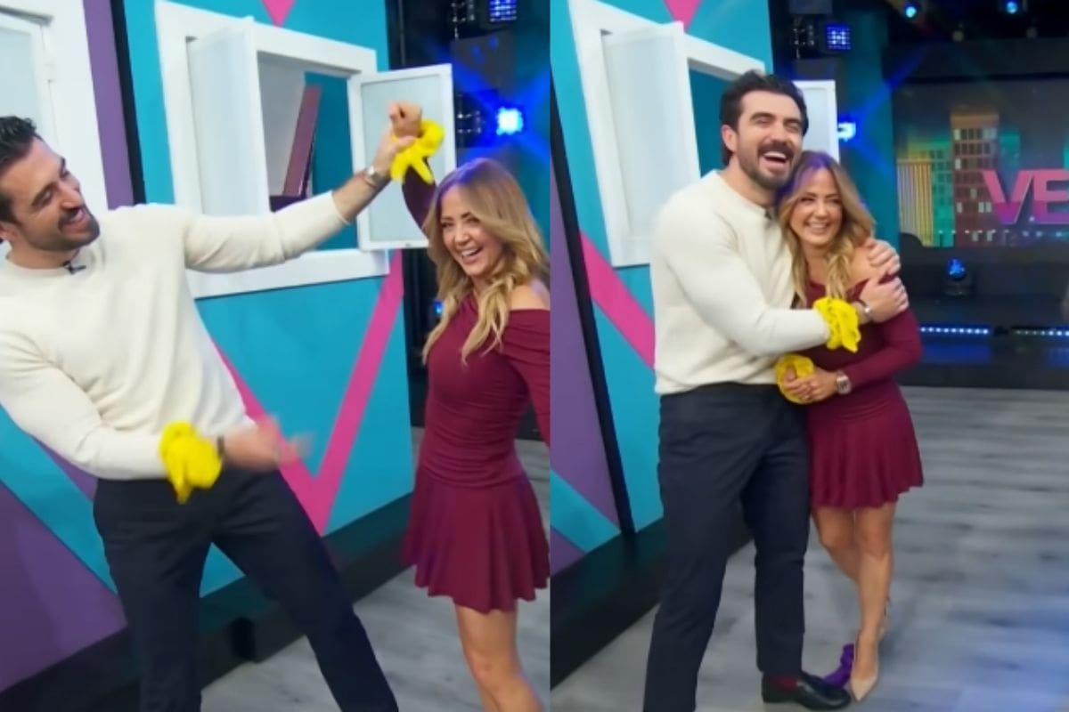 “Ella ya ganó” Andrea Legarreta y Luis Carlos Origel desatan rumores de romance tras gestos en “Hoy”