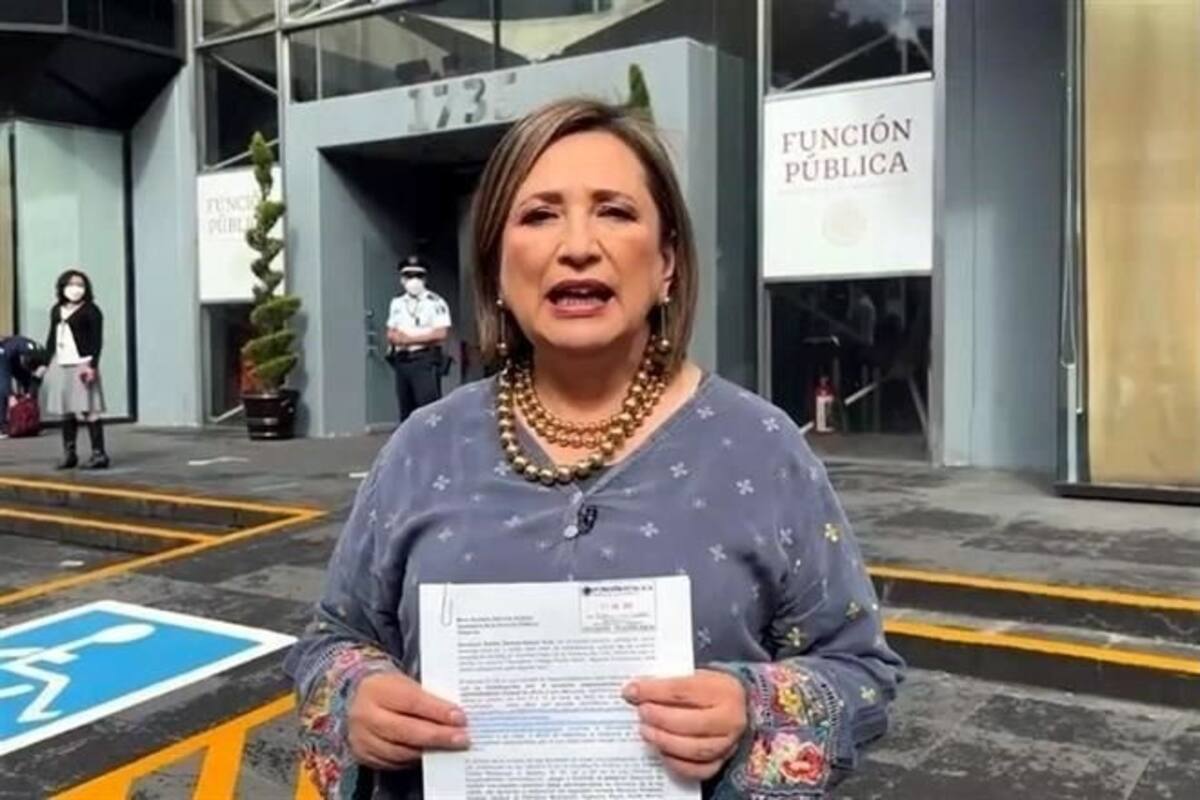 Xóchitl Gálvez presenta demanda contra Morena por presunta extorsión