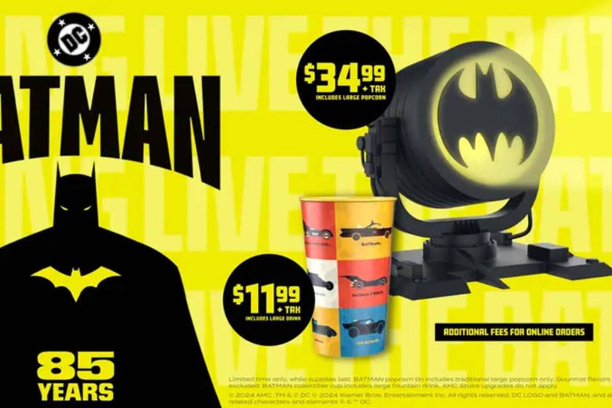 Revelan impresionante palomera de Batman para celebrar su aniversario 85