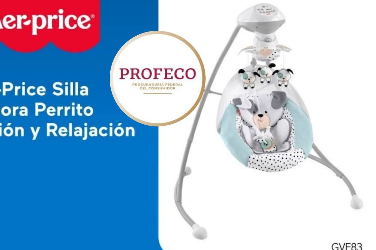 Profeco alerta sobre estas mecedoras Mattel que podrían causar asfixia en bebés