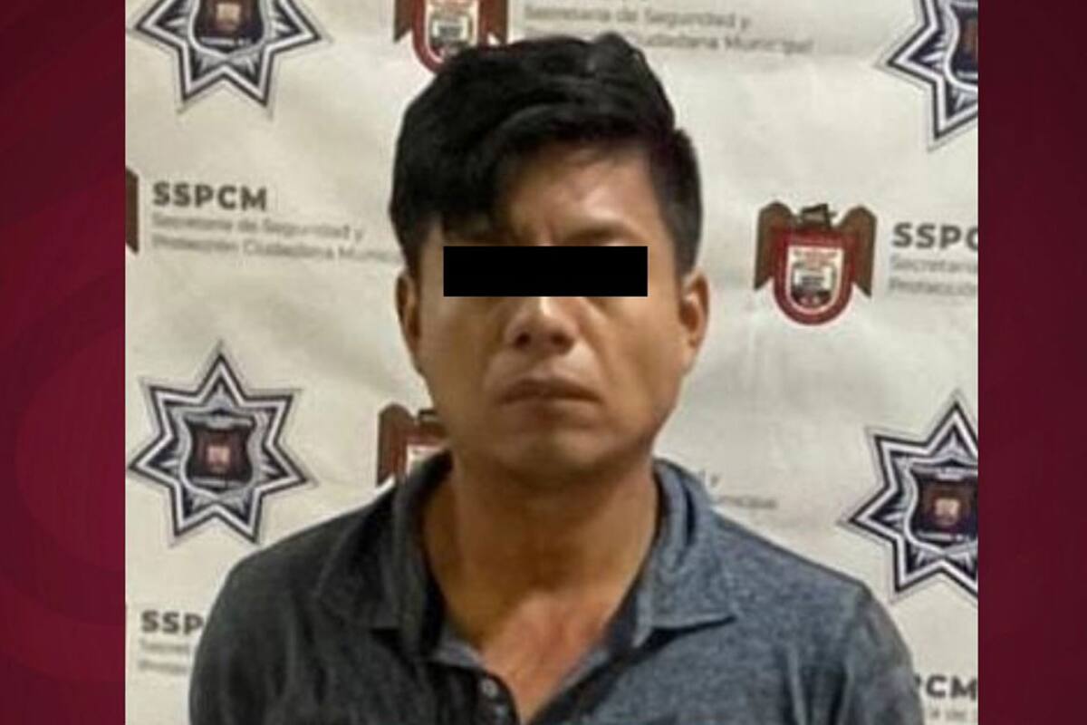 Capturan a sujeto tras lesionar a un hombre con un cuchillo