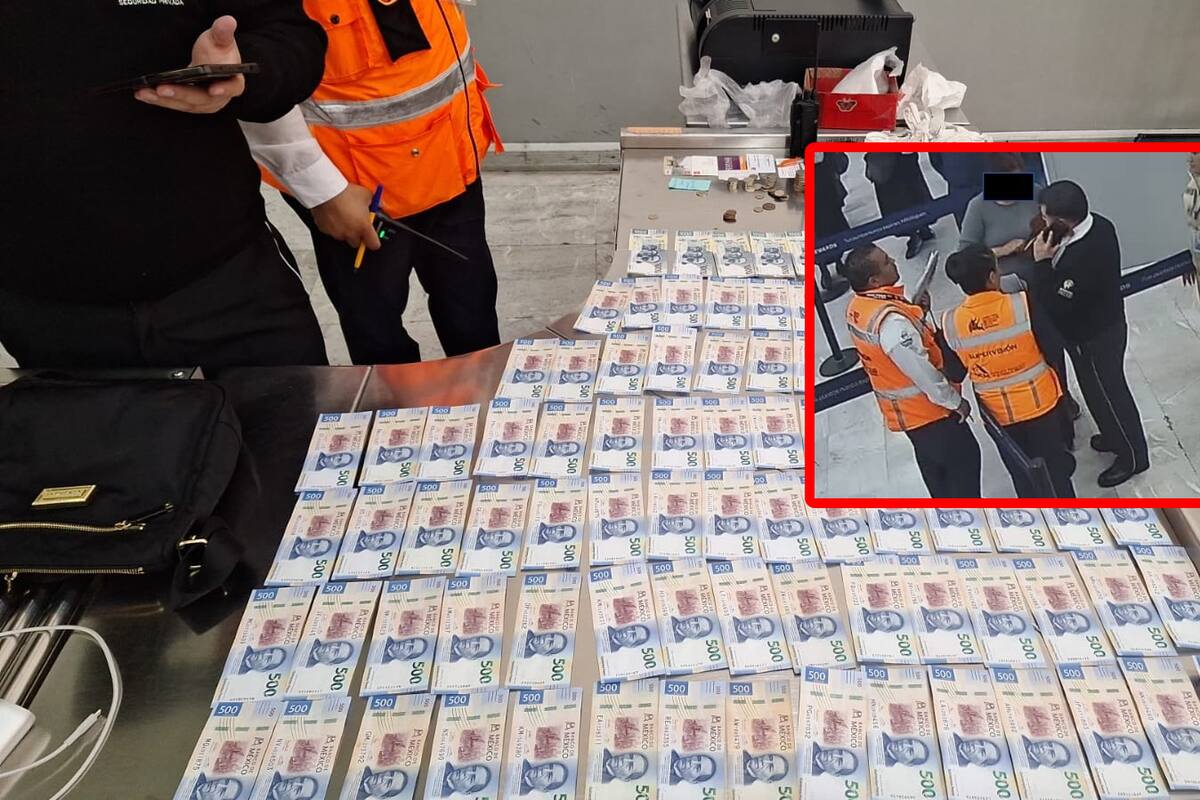 AICM: Una pasajera olvidó una bolsa con 53 mil pesos, ¿los recuperó?