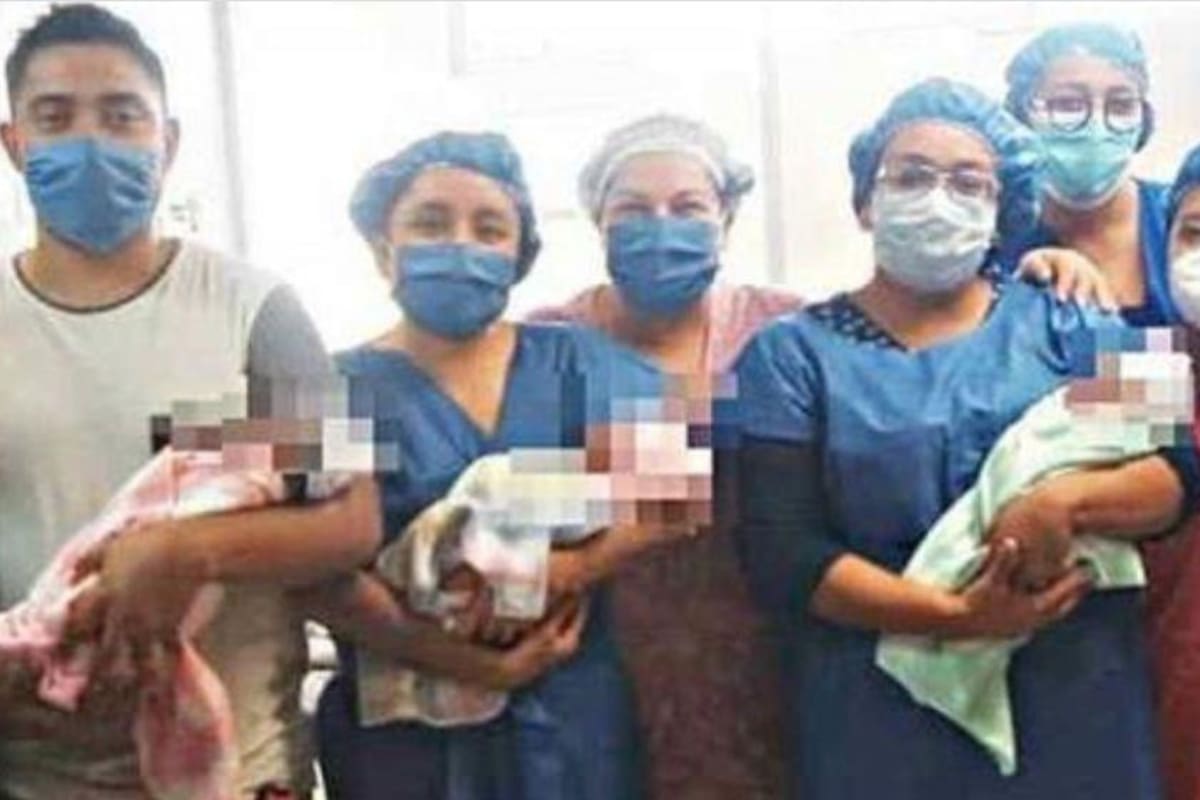 Nacen trillizas en Veracruz y madre las pone en adopción