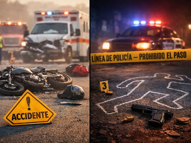 Accidentes y homicidios fueron las principales causas de muerte entre adolescentes y jóvenes en México durante 2025, según cifras preliminares del Inegi incluidas en las Estadísticas de Defunciones Registradas
