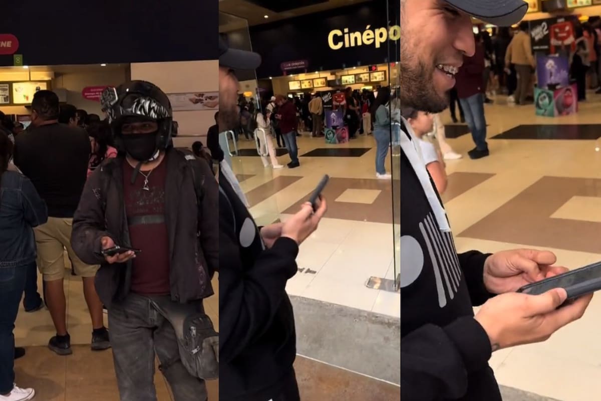 Tiktok: Este hombre pidió un Uber Eats para ahorrarse la fila de la dulcería en el cine