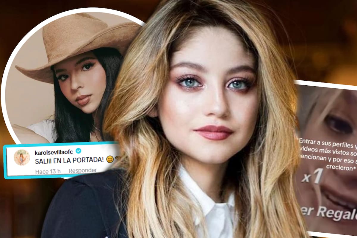 Karol Sevilla reacciona a su aparición en controversial video compartido por Ángela Aguilar, que lanza sutil indirecta a sus “haters”