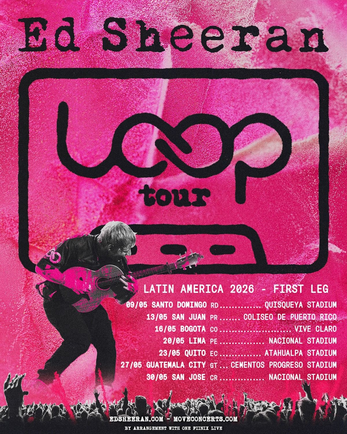 Ed Sheeran anuncia gira por Latinoamérica | Instagram @teddysphotos