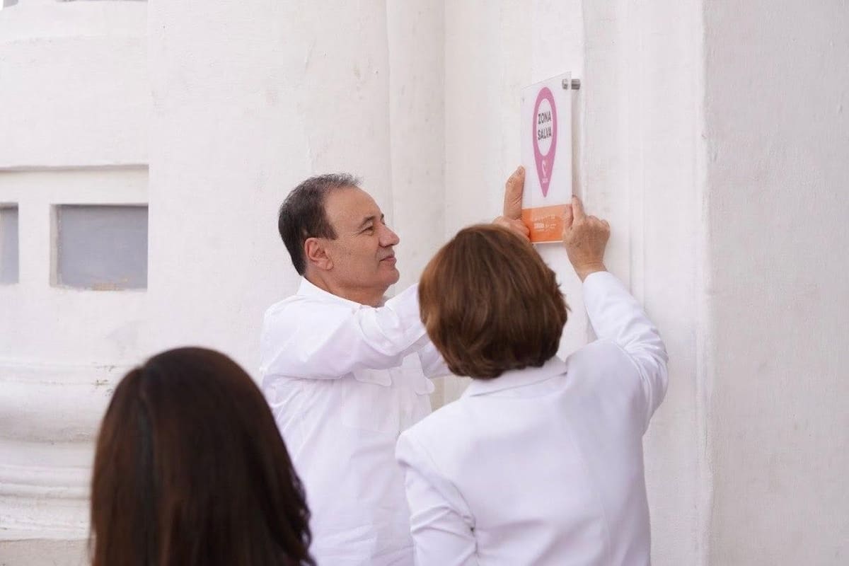 El gobernador Alfonso Durazo señaló que Sonora cuenta con 3 mil 242 Zonas Salva en empresas e instituciones. FOTO: ESPECIAL