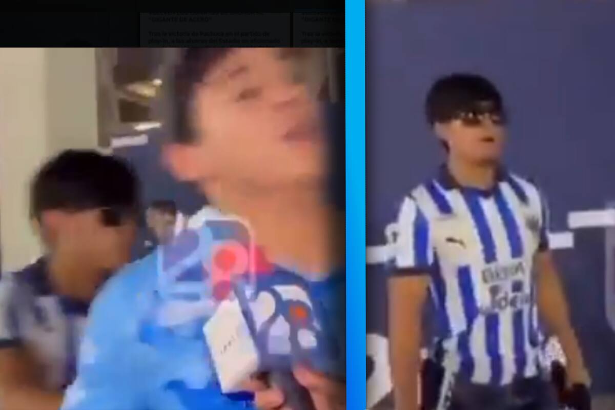 VIDEO | Aficionado de Rayados agrede a seguidor de Pachuca tras la victoria de los Tuzos en el BBVA