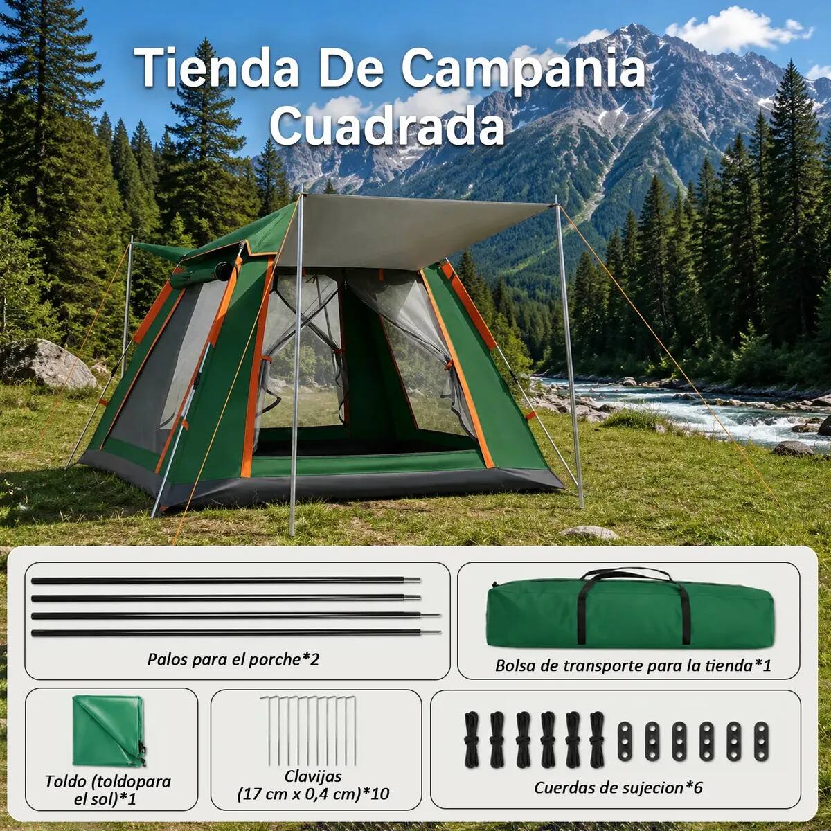 Tienda de campaña automática | Mercado Libre