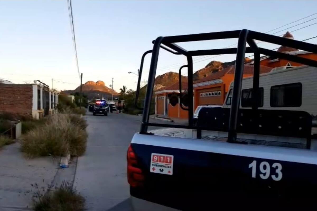 Vecinos hallan a hombre asesinado con arma blanca en Guaymas