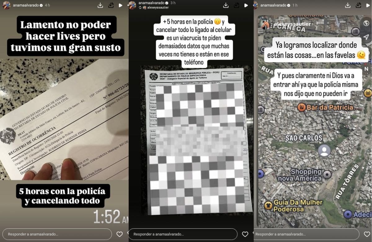 Ana María Alvarado denuncia robo total durante vacaciones en Río de Janeiro con su hijo | Foto: Especial IG (@anamaalvarado)