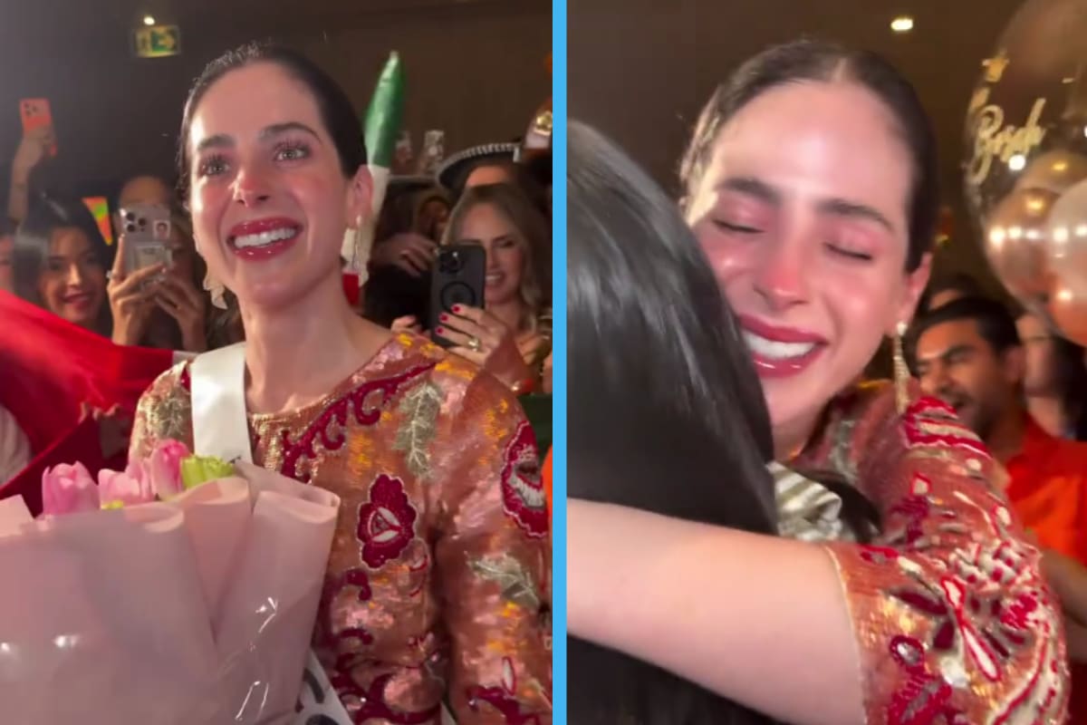 Fátima Bosch se conmueve hasta las lágrimas cuando le cantan “Cielito Lindo” rumbo a la final de Miss Universe 2025