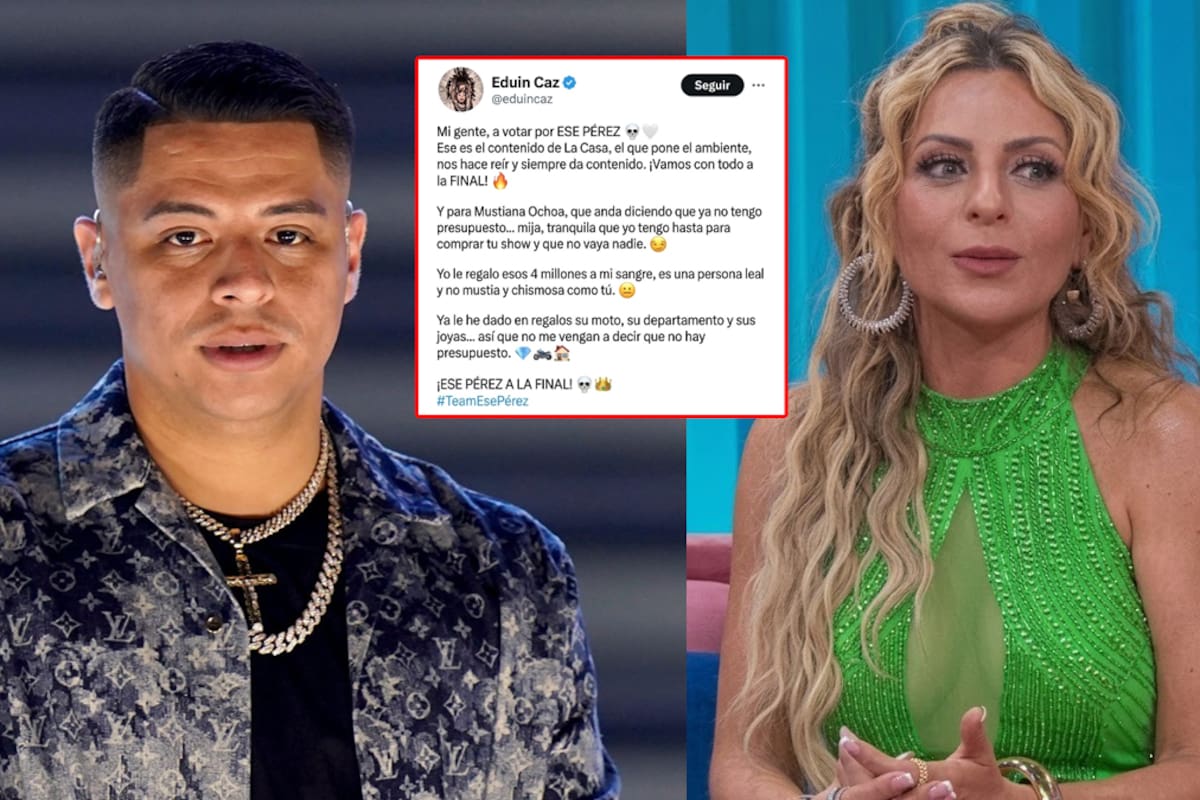 Eduin Caz niega haber atacado a Mariana Ochoa y aclara su apoyo a Ese Pérez