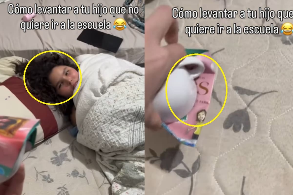 “Solo se necesitó una lagartija”: madre se vuelve viral por su ingeniosa forma de levantar a su hija para ir a la escuela