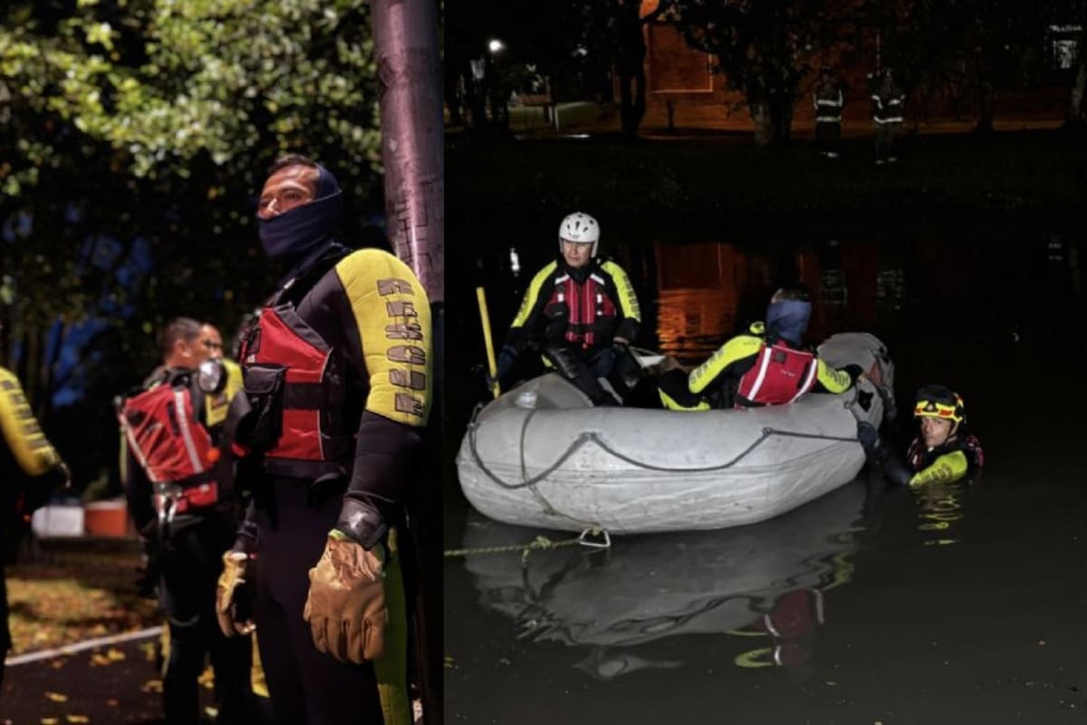 Muere hombre de 85 años tras caer con su camioneta al río en Bogotá; pudo contactarse con su familia antes de ahogarse