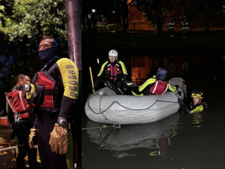 Muere hombre de 85 años tras caer con su camioneta al río en Bogotá; pudo contactarse con su familia antes de ahogarse