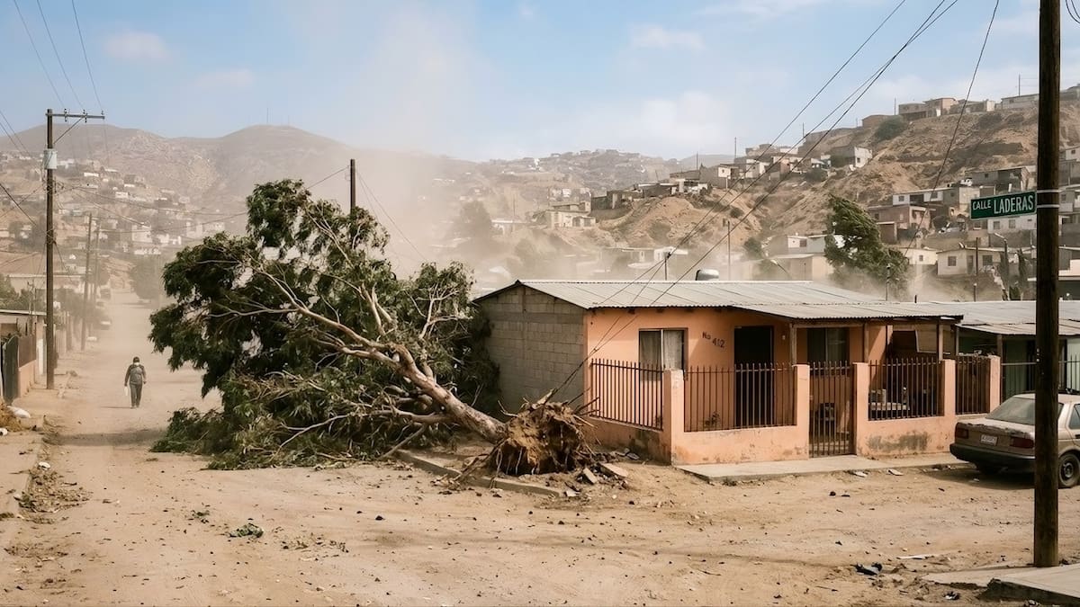 ¿Cómo proteger una vivienda de fuertes ráfagas de viento? Tips ante los vientos de Santa Ana en Tijuana
