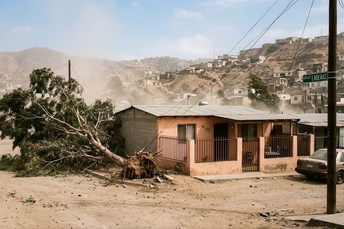 ¿Cómo proteger una vivienda de fuertes ráfagas de viento? Tips ante los vientos de Santa Ana en Tijuana