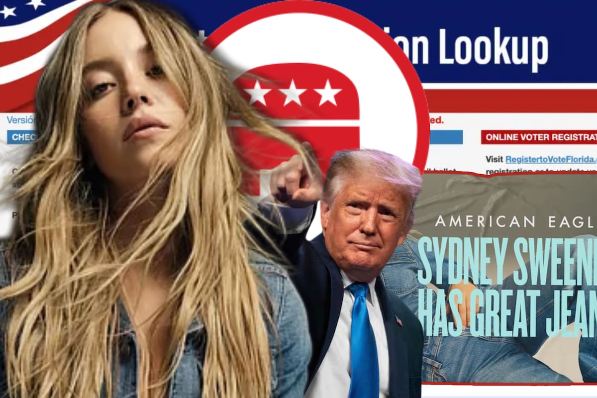 ¿Sydney Sweeney es republicana? Filtran su registro de votante tras críticas por campaña considerada racista