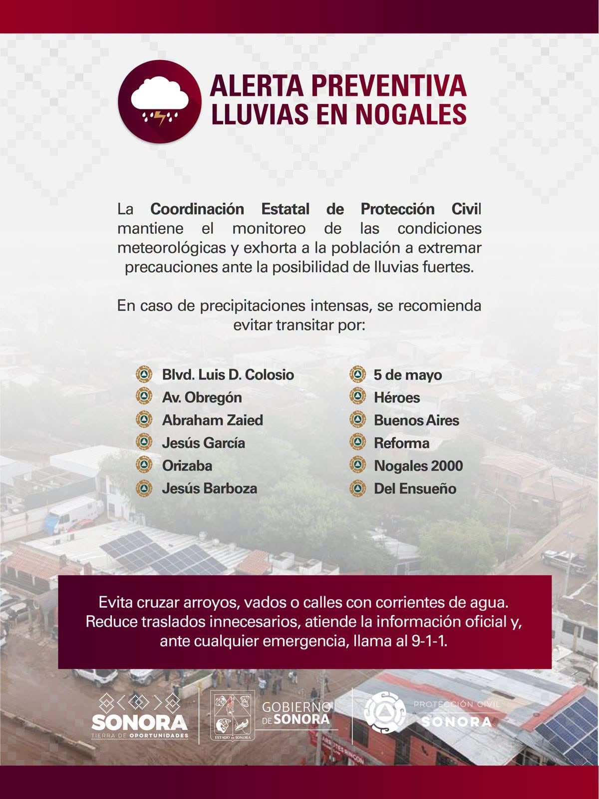 Foto: Protección Civil Sonora.