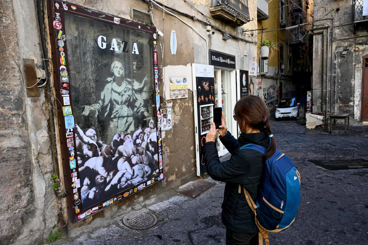 Aparece mensaje a favor de Gaza en 'Virgen con la pistola' de Baksy