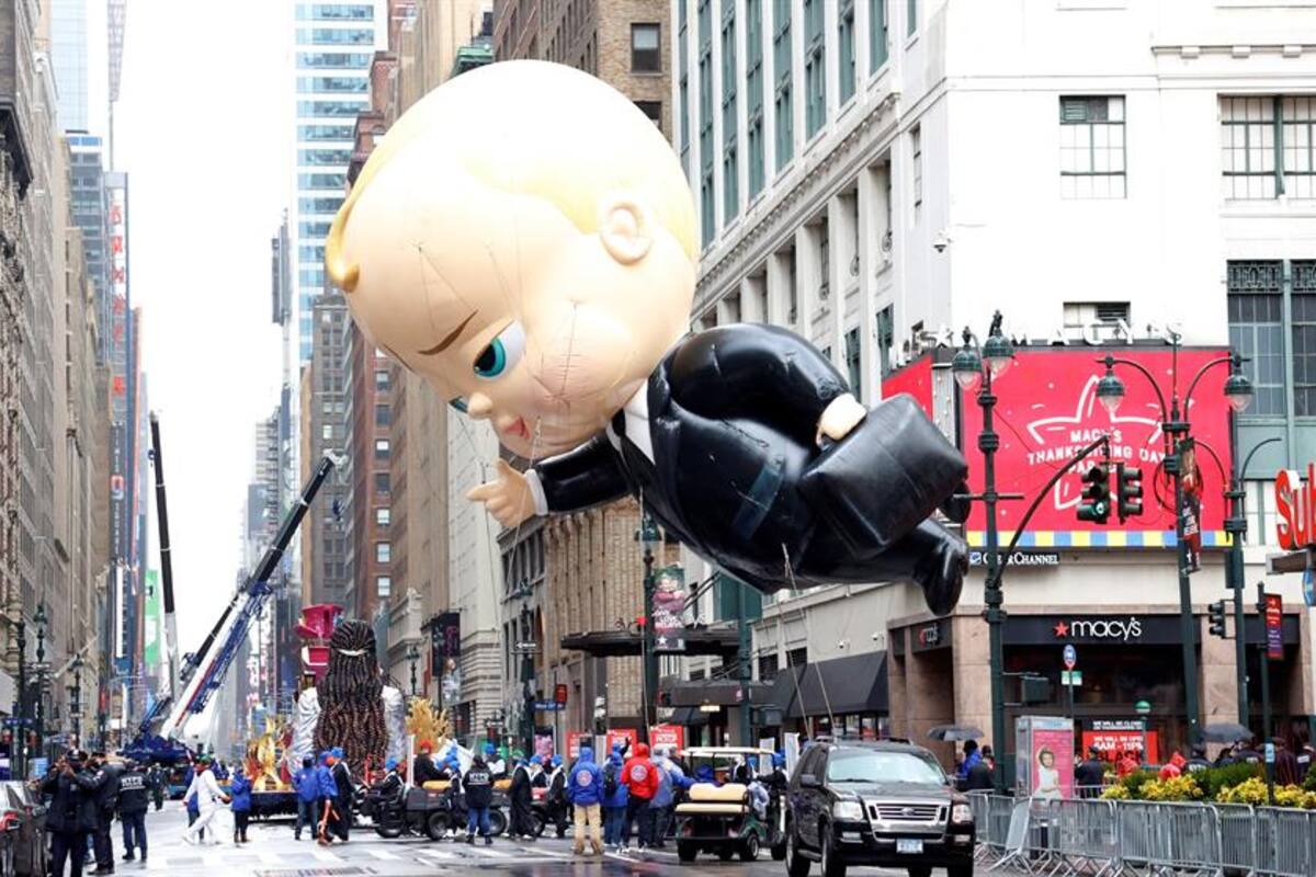 Recorre atípico desfile de Acción de Gracias Nueva York pese a la pandemia