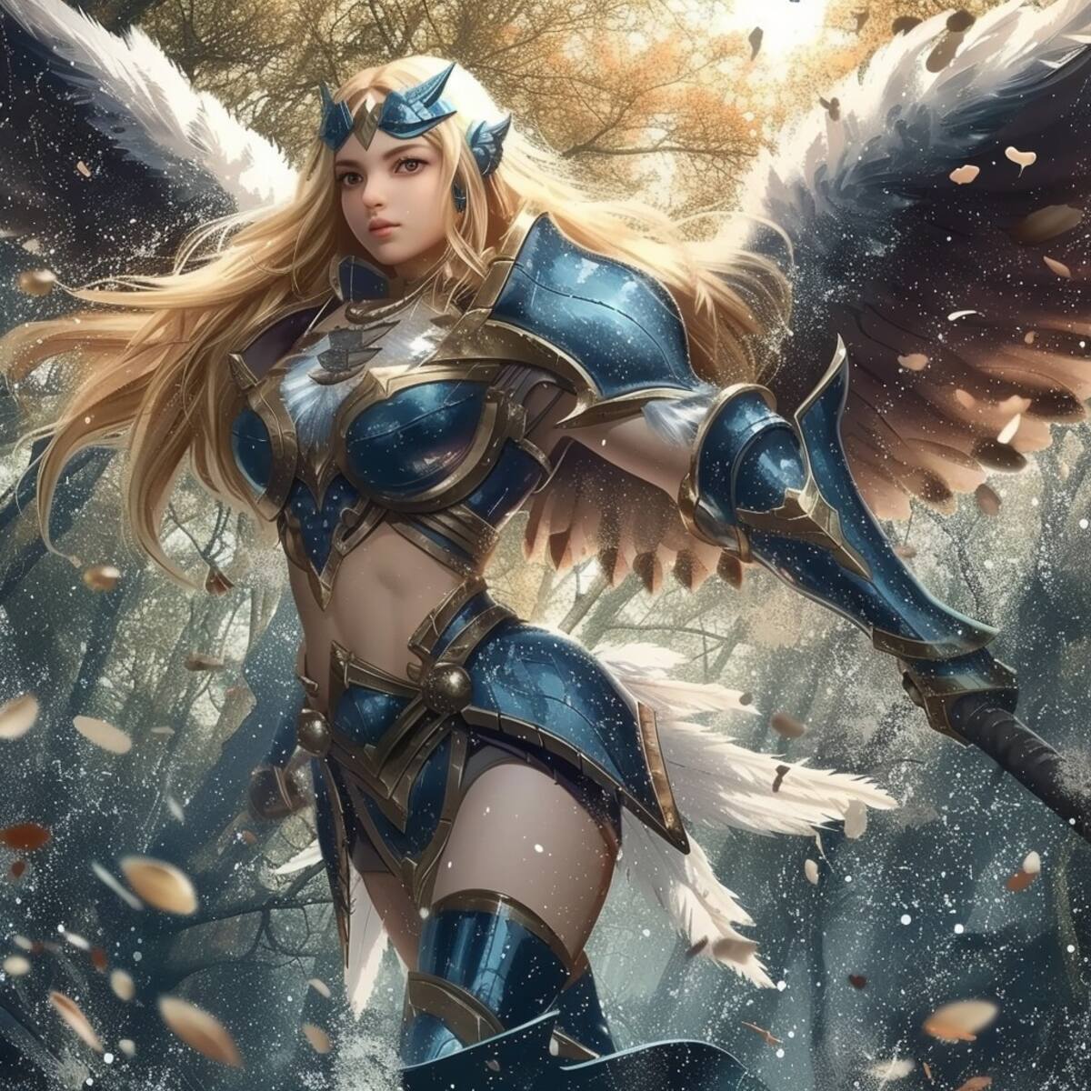 Marin de Águila cobra vida con una nueva y cautivadora apariencia gracias a la imaginación de la inteligencia artificial de Midjourney.