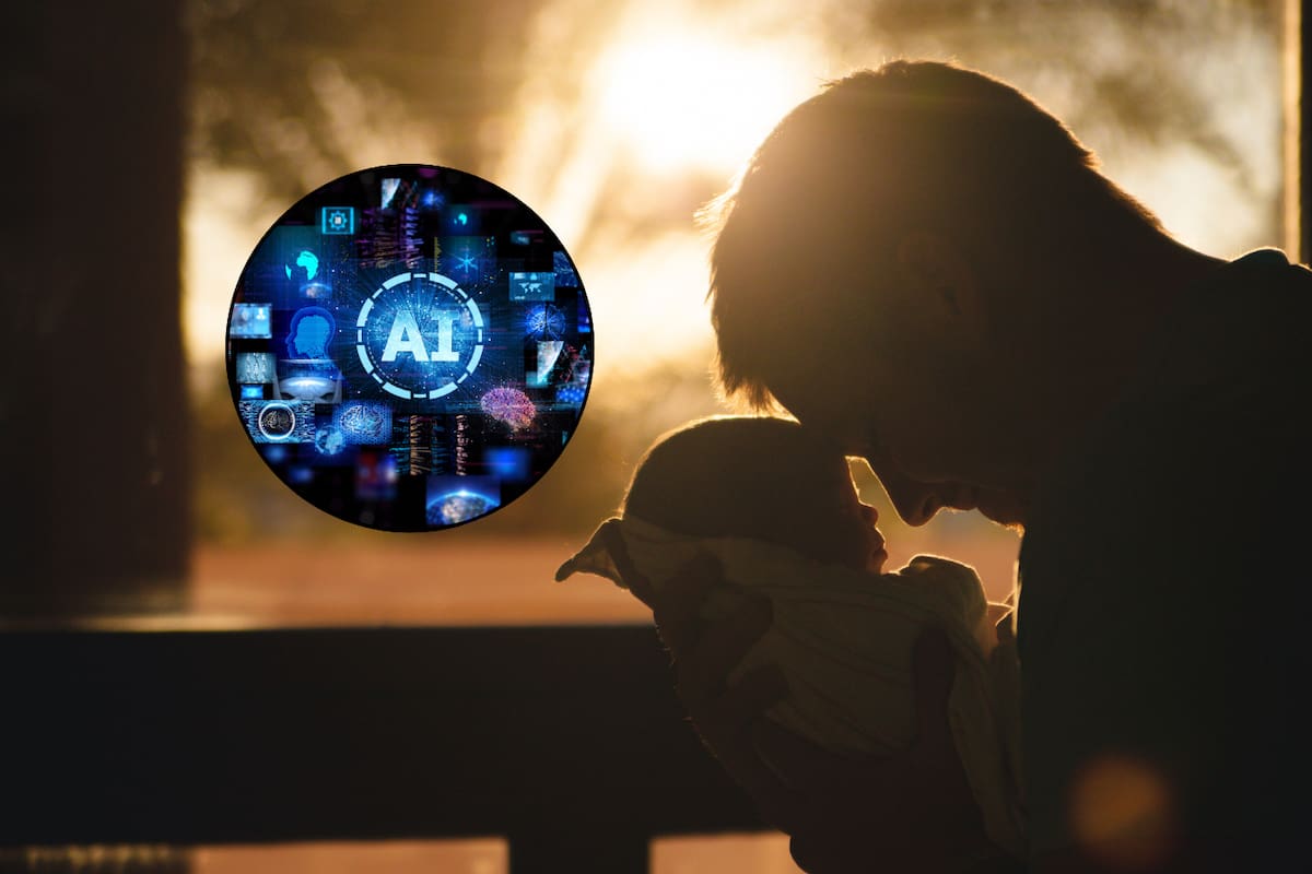 Después de 20 años de intentos, un hombre con problemas de fertilidad logró ser padre gracias a un nuevo invento con IA