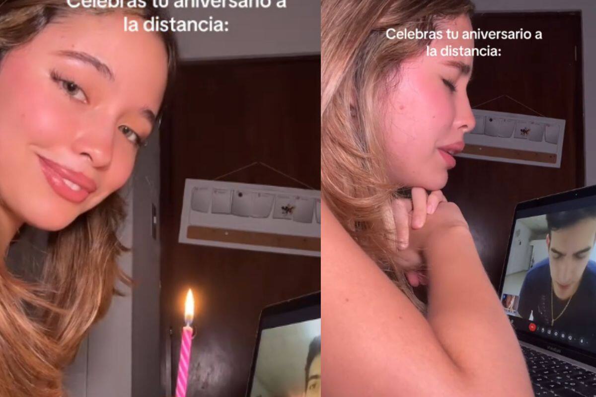“Me gustaría que estuvieras presente”: Pareja celebra su aniversario en una relación a distancia