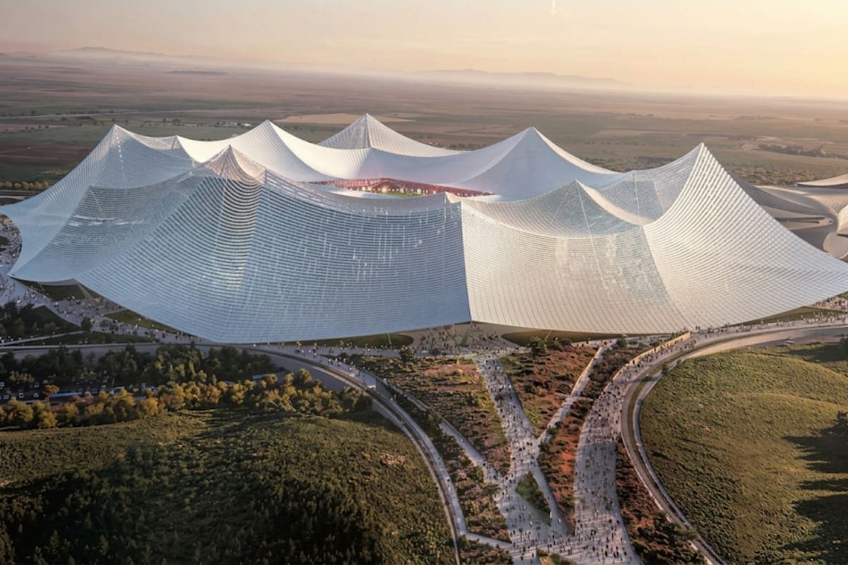 El nuevo estadio se construye cerca de Casablanca como parte de la preparación de Marruecos para el Mundial 2030.